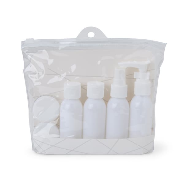 KIT VIAGEM PLÁSTICO 6 PEÇAS
