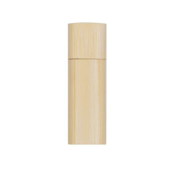 PEN DRIVE BAMBU REDONDO 4GB C/ TAMPA