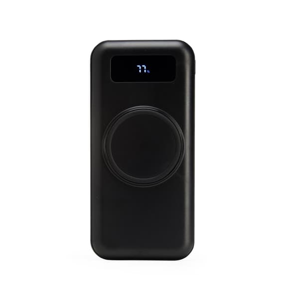 POWER BANK 10.000MAH COM CARREGAMENTO VIA INDUÇÃO OU VIA CABO