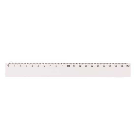 RÉGUA PLÁSTICA 20CM