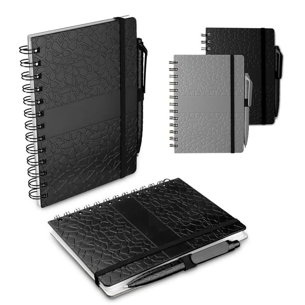 Caderno B6 Capa em ABS com Caneta