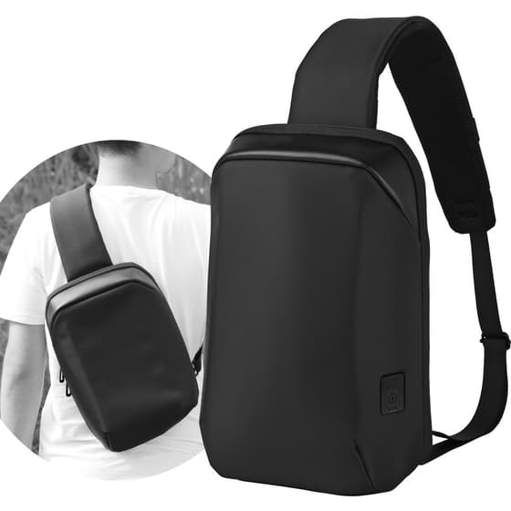 Mochila Transversal em Poliéster 600D