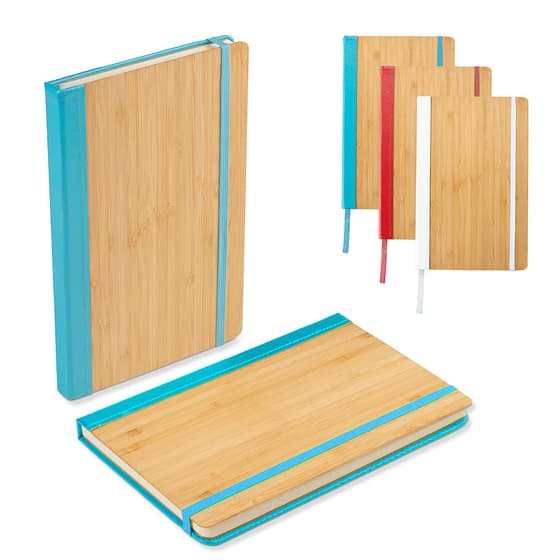 Caderno A5 Capa em Bambu e PU