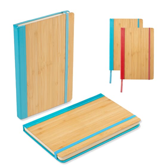 Caderno A5 Capa em Bambu e PU
