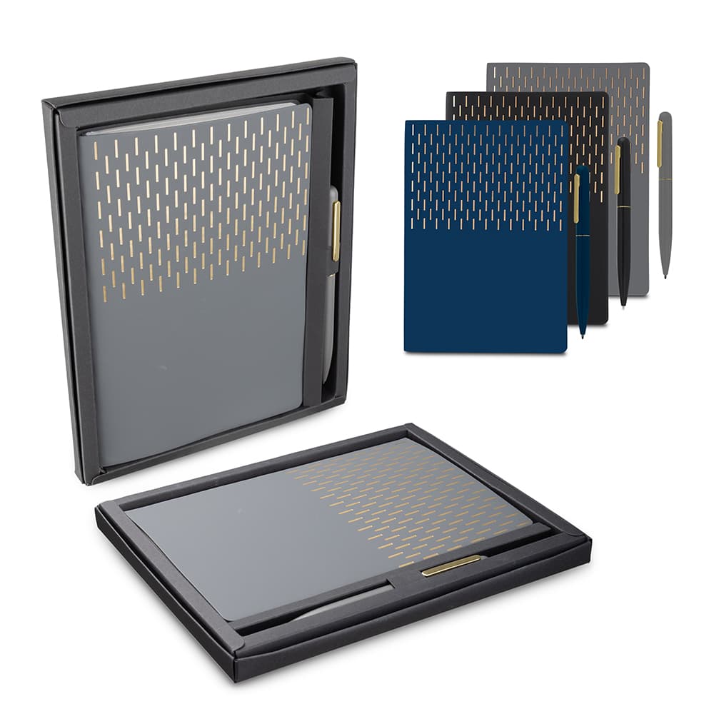 Kit Escritório A5 Capa em PU e Caneta Metalica