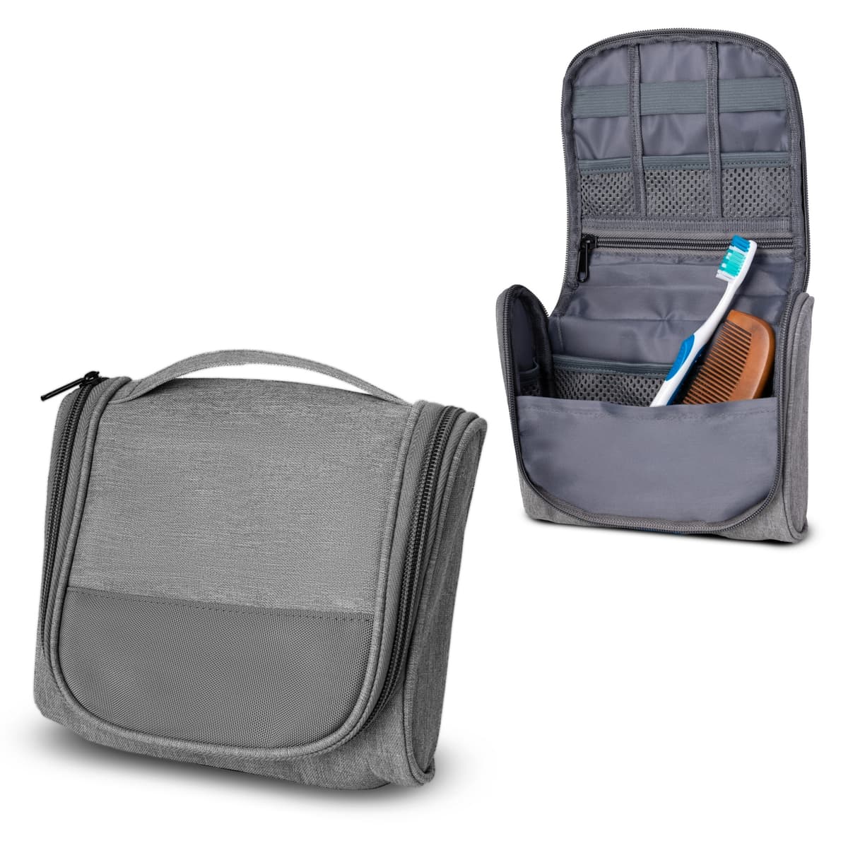 Necessaire em poliéster 300D (18x16x6cm)